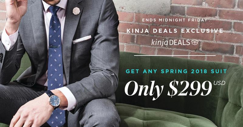 Trajes premium de Inodchino | $299 | Indochino | Usa el código KINJA18Gráfico: Indochino